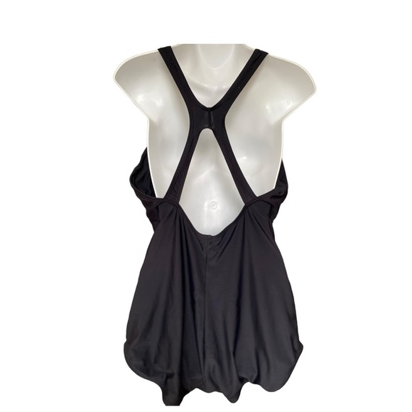 Speedo Womens Racerback Solid One-Piece Powerflex Size 18 Swimsuit - Picture 4 of 10